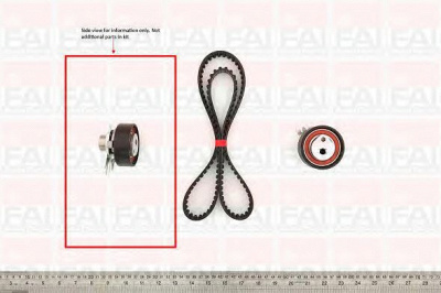 FAI AUTOPARTS tbk76 -  Комплект ремня ГРМ